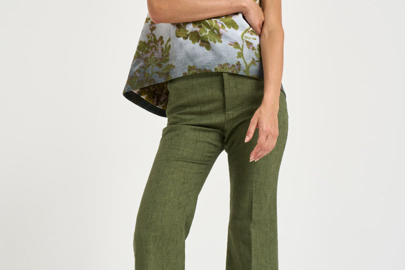 Top donna La Scala bianco e verde TOP0016 GR02 LA DOUBLE J. 