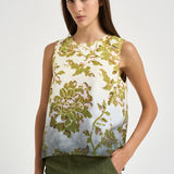 Top donna La Scala bianco e verde TOP0016 GR02 LA DOUBLE J. 