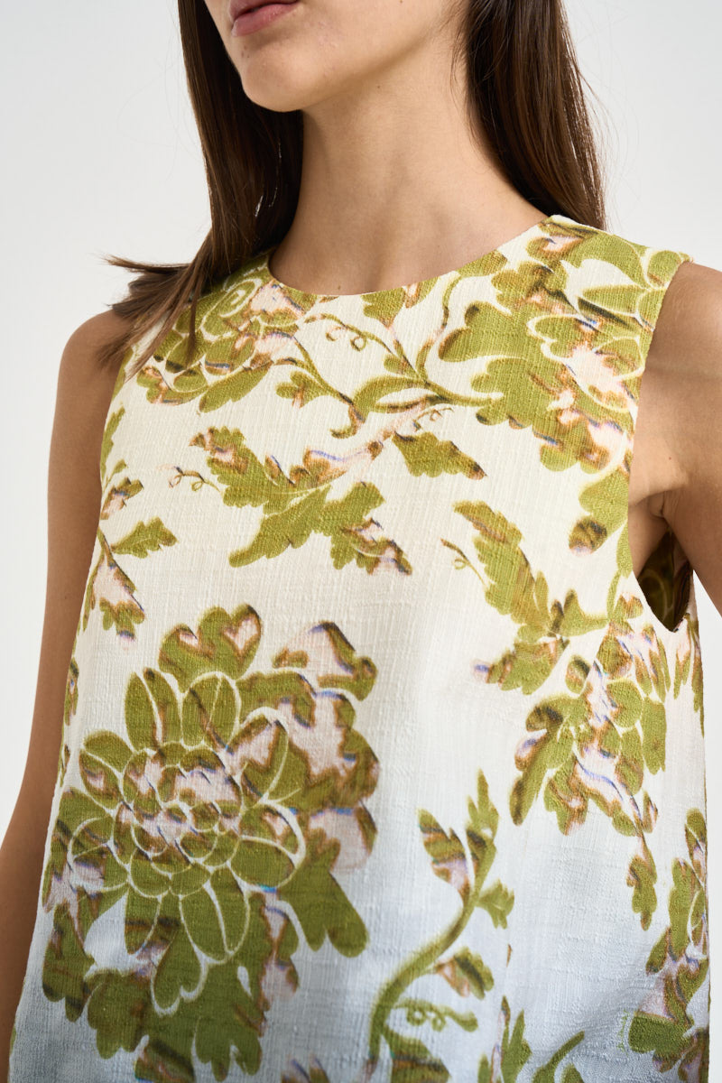 Top donna La Scala bianco e verde TOP0016 GR02 LA DOUBLE J. 