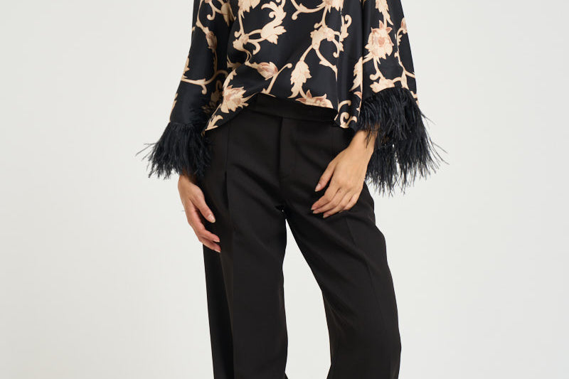 Top donna Make an Exit fantasia nero TOP0104 BL01 LA DOUBLE J. 