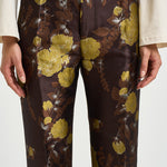 Pantaloni donna Hendrix multicolor marroni TRO0014 BR02 LA DOUBLE J. 