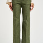 Pantaloni donna Hendrix verde oliva TRO0014 GR08 LA DOUBLE J. 