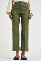 Pantaloni donna Hendrix verde oliva TRO0014 GR08 LA DOUBLE J. 