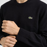 Maglione uomo girocollo nero AH2916 031 LACOSTE 