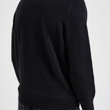 Maglione uomo girocollo nero AH2916 031 LACOSTE 