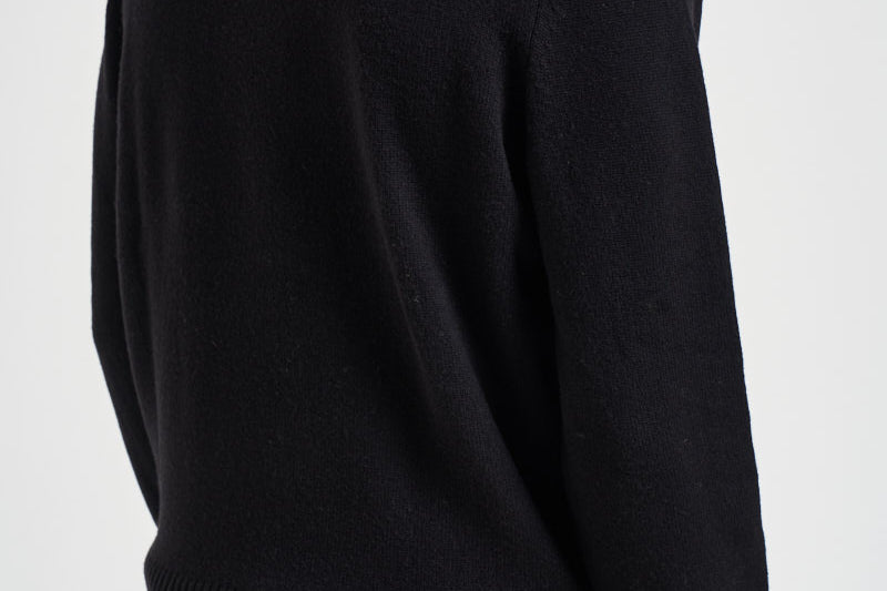 Maglione uomo girocollo nero AH2916 031 LACOSTE 