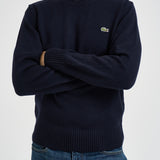 Maglione uomo girocollo blu navy AH2916 166 LACOSTE 