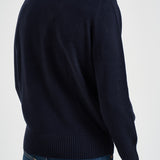 Maglione uomo girocollo blu navy AH2916 166 LACOSTE 
