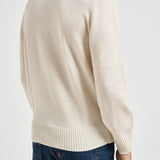 Maglione uomo girocollo panna AH2916 XFJ LACOSTE 