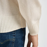 Maglione uomo girocollo panna AH2916 XFJ LACOSTE 