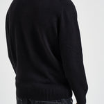 Maglione uomo mezza zip nera AH3052 031 LACOSTE 