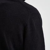 Maglione uomo mezza zip nera AH3052 031 LACOSTE 