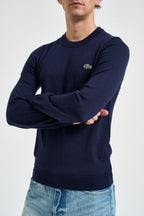 Maglia uomo girocollo blu AH3225 166 LACOSTE 