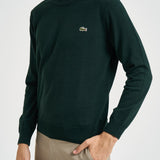 Maglia uomo girocollo verde AH3225 YZP LACOSTE 