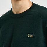 Maglia uomo girocollo verde AH3225 YZP LACOSTE 