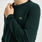 Maglia uomo girocollo verde AH3225 YZP LACOSTE 