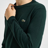 Maglia uomo girocollo verde AH3225 YZP LACOSTE 