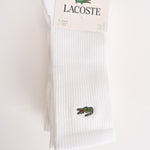 Calzini uomo a costine in cotone bianco RA9192 001 LACOSTE 