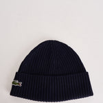 Berretto uomo in lana blu notte RB0001 166 LACOSTE 