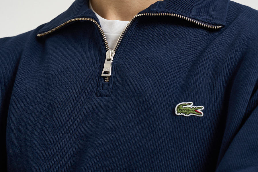 Maglia uomo in cotone blu SH1927 166 LACOSTE 