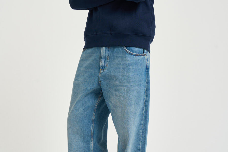 Maglia uomo in cotone blu SH1927 166 LACOSTE 