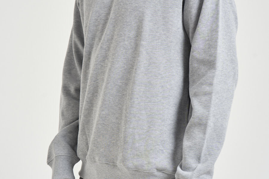 Felpa uomo in cotone grigio chiaro SH1927 CCA LACOSTE 
