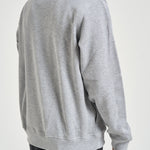Felpa uomo in cotone grigio chiaro SH1927 CCA LACOSTE 