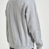 Felpa uomo in cotone grigio chiaro SH1927 CCA LACOSTE 