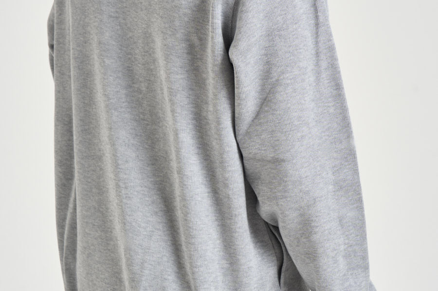 Felpa uomo in cotone grigio chiaro SH1927 CCA LACOSTE 