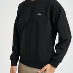Felpa uomo girocollo nera SH8868 031 LACOSTE 