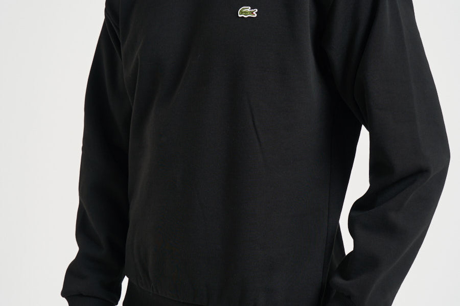 Felpa uomo girocollo nera SH8868 031 LACOSTE 