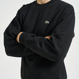 Felpa uomo girocollo nera SH8868 031 LACOSTE 