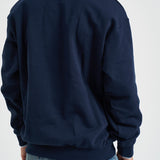 Felpa uomo a girocollo blu navy SH8868 166 LACOSTE 