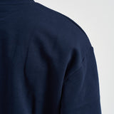 Felpa uomo a girocollo blu navy SH8868 166 LACOSTE 