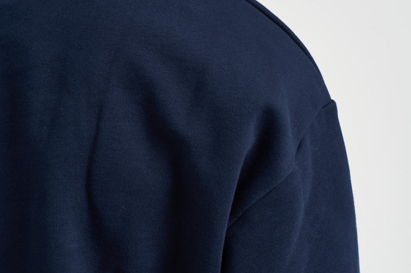 Felpa uomo a girocollo blu navy SH8868 166 LACOSTE 