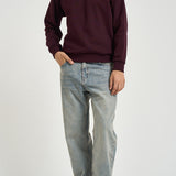 Felpa uomo a girocollo bordeaux SH8868 3KE LACOSTE 