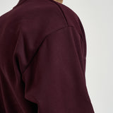 Felpa uomo a girocollo bordeaux SH8868 3KE LACOSTE 