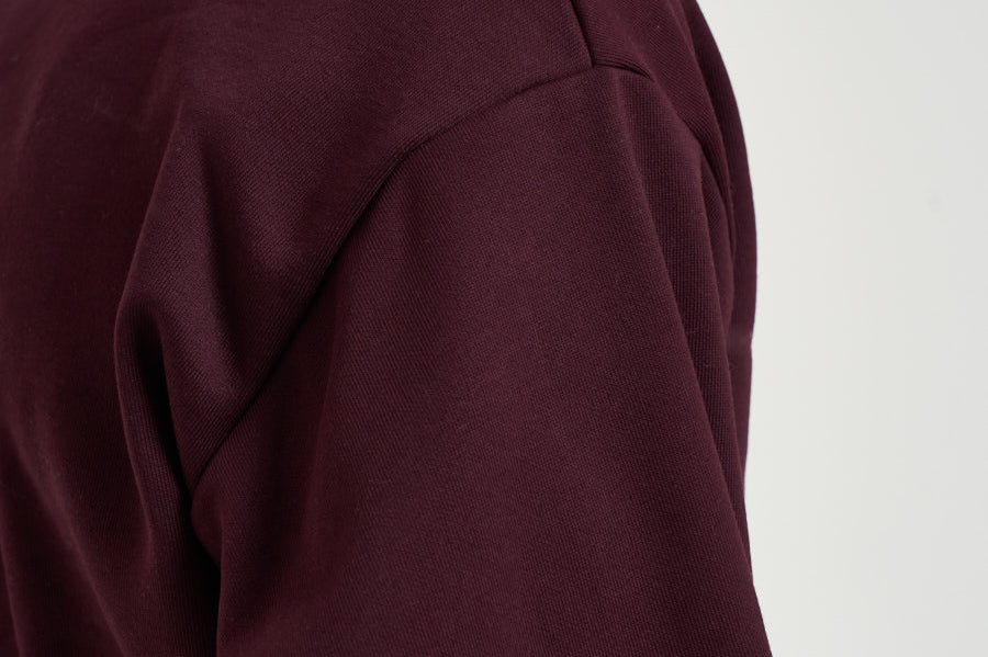 Felpa uomo a girocollo bordeaux SH8868 3KE LACOSTE 