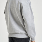 Felpa uomo a girocollo grigio chiaro SH8868 CCA LACOSTE 