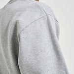 Felpa uomo a girocollo grigio chiaro SH8868 CCA LACOSTE 