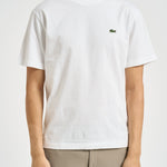 T-shirt uomo girocollo bianca TH7318 001 LACOSTE 