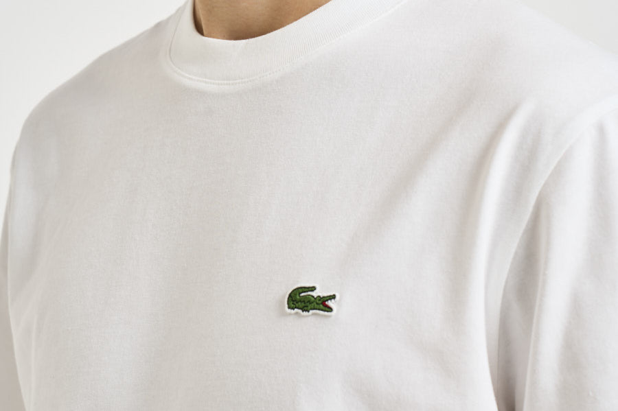 T-shirt uomo girocollo bianca TH7318 001 LACOSTE 