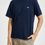T-shirt uomo girocollo blu TH7318 166 LACOSTE 