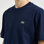 T-shirt uomo girocollo blu TH7318 166 LACOSTE 