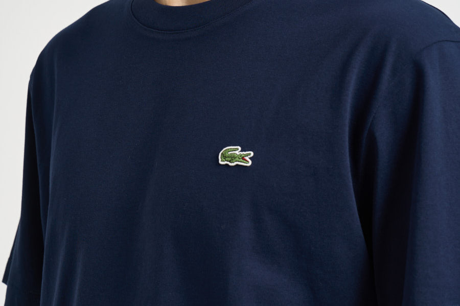 T-shirt uomo girocollo blu TH7318 166 LACOSTE 