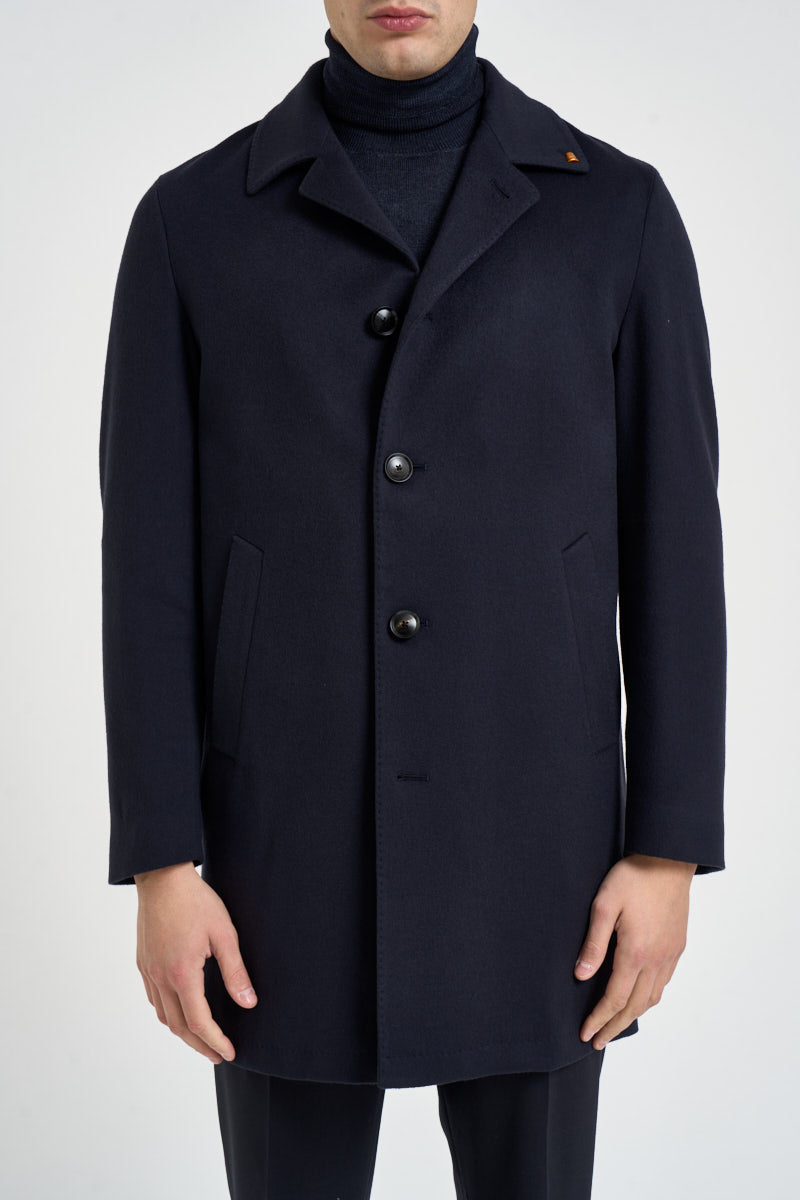 Cappotto uomo monopetto blu navy MARCO UK0282100 LATORRE 