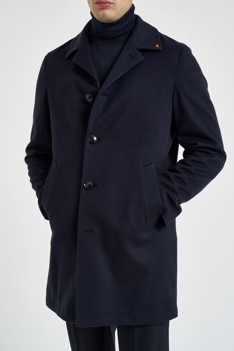 Cappotto uomo monopetto blu navy MARCO UK0282100 LATORRE 