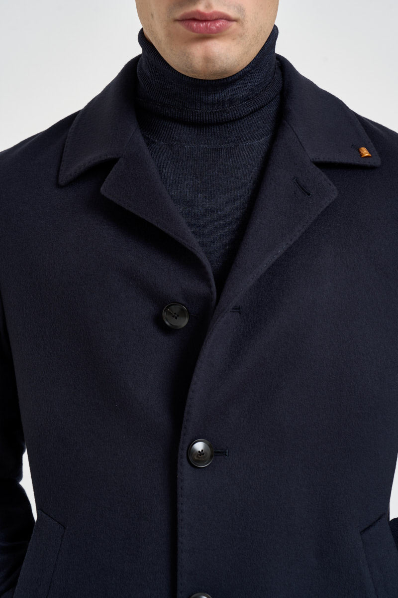 Cappotto uomo monopetto blu navy MARCO UK0282100 LATORRE 
