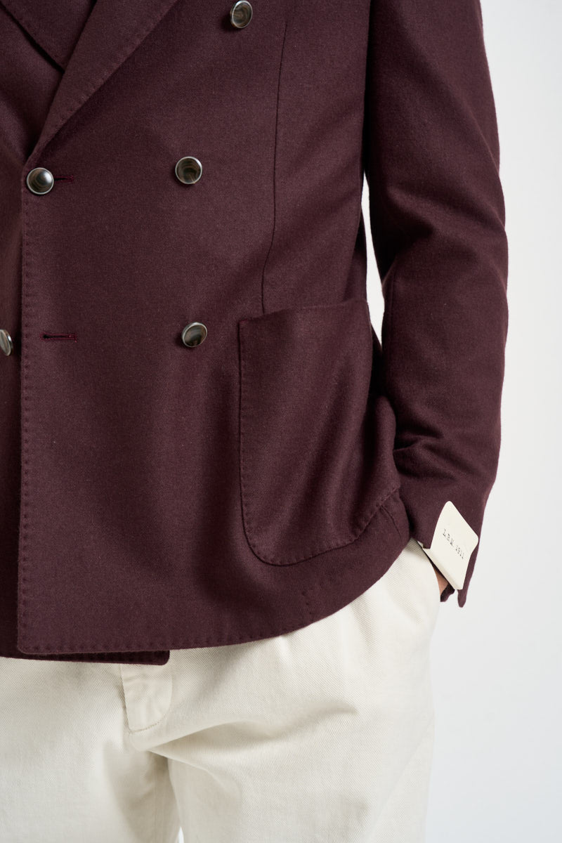 Blazer uomo doppiopetto bordeaux 2885 655305 L.B.M. 