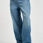 Jeans uomo gamba dritta in denim medio 1001443 MEDIUMINDIGOWASH LES DEUX 